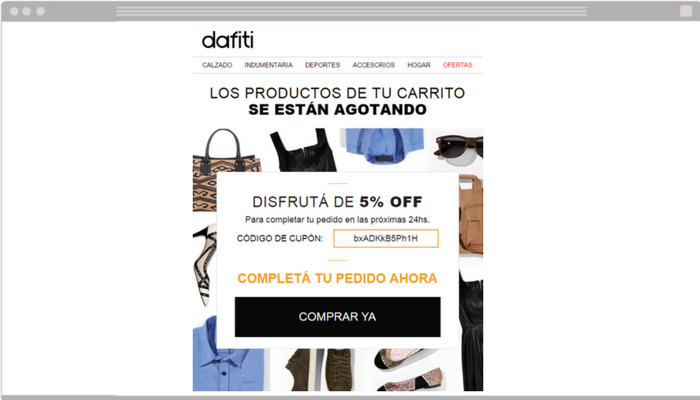 Ejemplo Dafiti